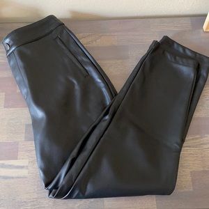 NWOT faux leather pants
